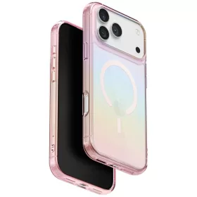   Uniq Iridescia Magclick Apple iPhone 17 Pro / 18 Pro MagSafe tok, Pink Prism