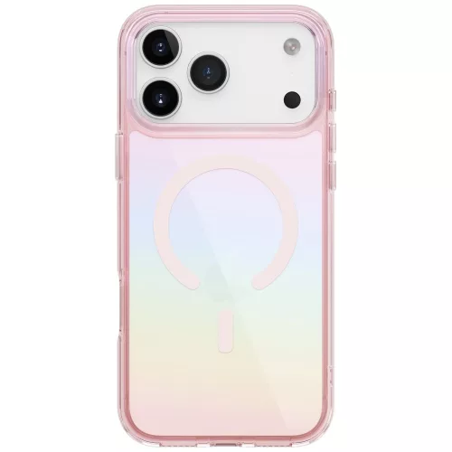 Uniq Iridescia Magclick Apple iPhone 17 Pro / 18 Pro MagSafe tok, Pink Prism
