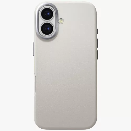 Uniq Lyden Apple iPhone 17 MagSafe Bőr tok, ezüst