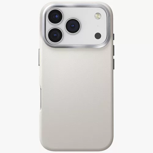 Uniq Lyden Apple iPhone 17 Pro Max / 18 Pro Max MagSafe Bőr tok, ezüst