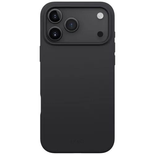Uniq Lino Apple iPhone 17 Pro Max / 18 Pro Max MagSafe szilikon tok, sötétszürke
