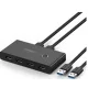 Ugreen US216 hub adapter / switch 4xUSB-A 3.0, fekete