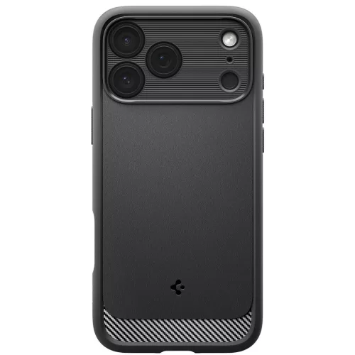 Spigen Rugged Armor MagFit MagSafe tok iPhone 17 Pro / 18 Pro – Matte Black
