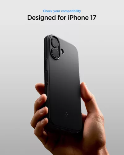 Spigen Thin Fit MagFit MagSafe tok iPhone 17 – fekete