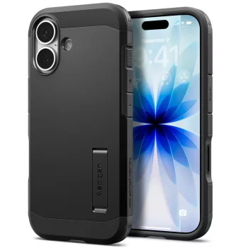   Spigen Tough Armor T MagFit Apple iPhone 17 tok, MagSafe, fekete