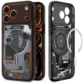   Spigen Ultra Hybrid MagFit Apple iPhone 17 Pro Max / 18 Pro Max tok, MagSafe, Zero One, fekete