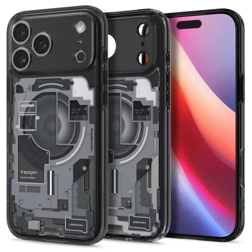 Spigen Ultra Hybrid MagFit Apple iPhone 17 Pro Max / 18 Pro Max tok, MagSafe, Zero One, fekete