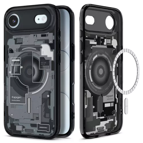 Spigen Ultra Hybrid MagFit Apple iPhone Air (2025) tok, MagSafe, Zero One, fekete