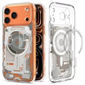   Spigen Ultra Hybrid MagFit Apple iPhone 17 Pro Max / 18 Pro Max tok, MagSafe, Zero One, Natural Titanium