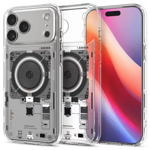 Spigen Ultra Hybrid MagFit Apple iPhone 17 Pro Max / 18 Pro Max tok, MagSafe, Neo One, átlátszó