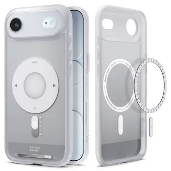   Spigen Ultra Hybrid MagFit Apple iPhone Air (2025) tok, MagSafe, Classic Silver, ezüst