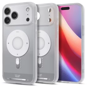   Spigen Ultra Hybrid MagFit Apple iPhone 17 Pro Max / 18 Pro Max tok, MagSafe, Classic Silver, ezüst