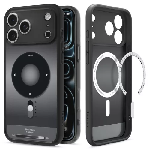 Spigen Ultra Hybrid MagFit Apple iPhone 17 Pro Max tok, MagSafe, Classic Black, fekete