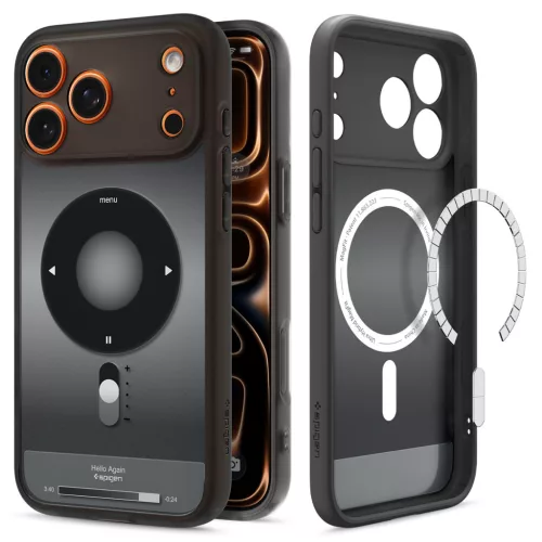 Spigen Ultra Hybrid MagFit Apple iPhone 17 Pro Max / 18 Pro Max tok, MagSafe, Classic Black, fekete