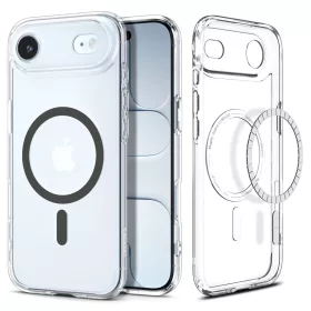   Spigen Ultra Hybrid MagFit Apple iPhone Air (2025) tok, MagSafe, Graphite, átlátszó-szürke