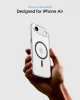 Spigen Ultra Hybrid MagFit Apple iPhone Air (2025) tok, MagSafe, Graphite, átlátszó-szürke