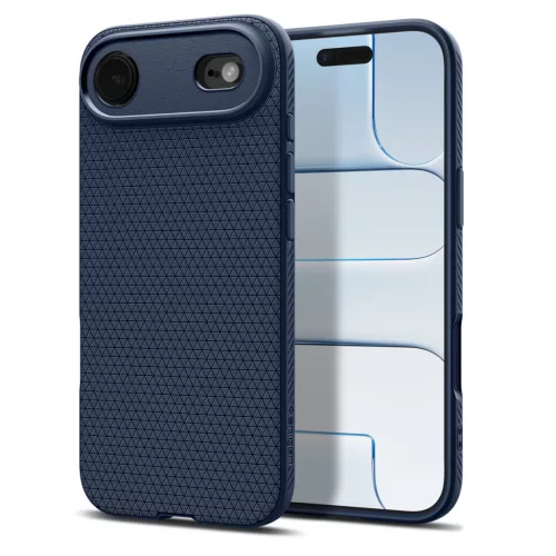 Spigen Liquid Air Apple iPhone Air (2025) tok, Navy Blue, kék