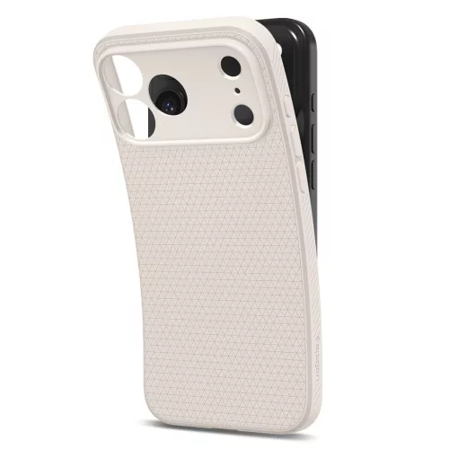 Spigen Liquid Air Apple iPhone 17 Pro Max / 18 Pro Max tok, Natural Titanium, bézs