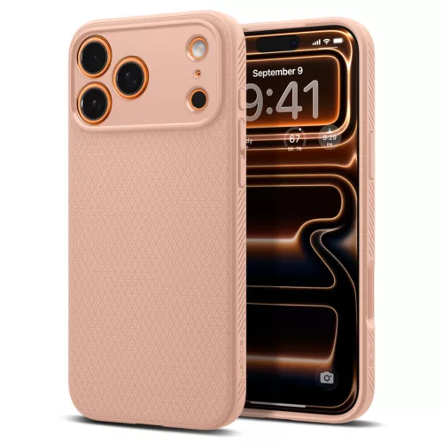 Spigen Liquid Air Apple iPhone 17 Pro Max tok, Rose Titanium, rozéarany