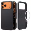 Spigen Silicone Fit Magfit Apple iPhone 17 Pro tok, MagSafe, Black, fekete