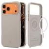 Spigen Silicone Fit Magfit Apple iPhone 17 Pro / 18 Pro tok, MagSafe, Stone, szürke