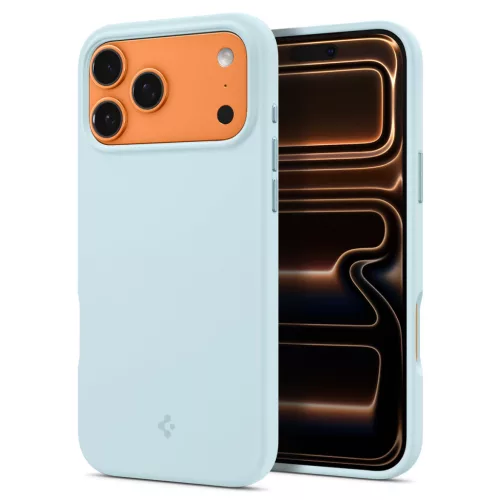 Spigen Silicone Fit Magfit Apple iPhone 17 Pro / 18 Pro tok, MagSafe, Mute Blue, kék