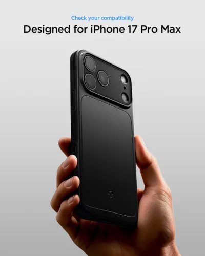 Spigen Thin fit Magfit Apple iPhone 17 Pro / 18 Pro tok, MagSafe, Black, fekete