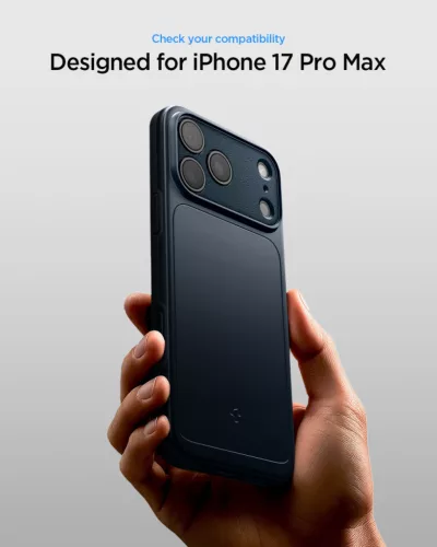 Spigen Thin fit Magfit Apple iPhone 17 Pro Max / 18 Pro Max tok, MagSafe, Metal Slate, kék