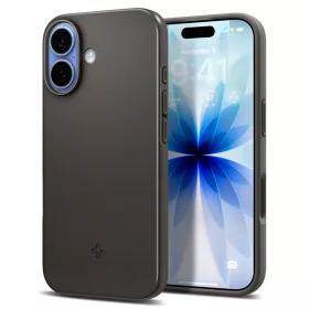   Spigen Thin fit Magfit Apple iPhone 17 tok, MagSafe, Gunmetal, szürke