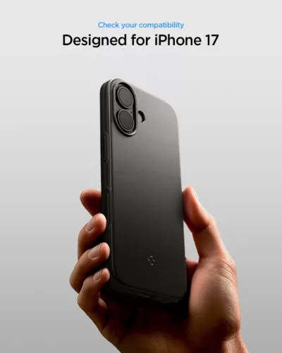 Spigen Thin fit Magfit Apple iPhone 17 tok, MagSafe, Gunmetal, szürke