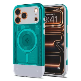   Spigen Classic C1 MagFit Apple iPhone 17 Pro Max / 18 Pro Max tok, MagSafe, Bondi Blue, kék
