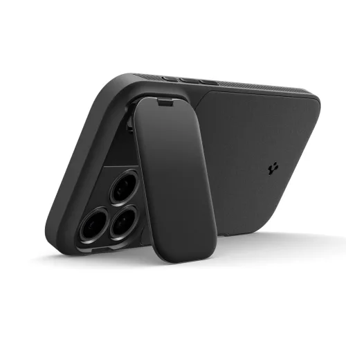 Spigen Optik Armor MagFit Apple iPhone 17 Pro Max / 18 Pro Max tok, MagSafe, Black, fekete