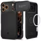 Spigen Optik Armor MagFit Apple iPhone 17 Pro tok, MagSafe, Black, fekete