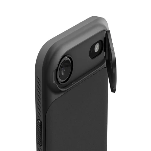 Spigen Optik Armor MagFit Apple iPhone Air (2025) tok, MagSafe, Black, fekete