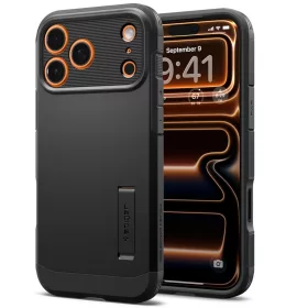   Spigen Tough Armor T MagFit Apple iPhone 17 Pro Max / 18 Pro Max tok, MagSafe, fekete