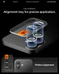 Spigen Glas.tR EZ Fit Optik Pro Apple iPhone 17 / 16 Plus / 16, Tempered kameralencse-védő fólia felhelyező kerettel, ezüst (2db)