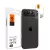 Spigen Glas.tR EZ Fit Optik Pro L-Series Apple iPhone Air (2025) Tempered kameralencse-védő fólia felhelyező kerettel, fekete-piros (2db)
