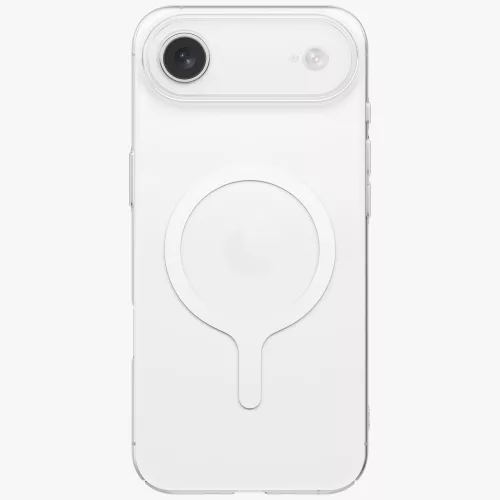 Uniq Airsuit Magclick Apple iPhone Air (2025) MagSafe szilikon tok, átlátszó