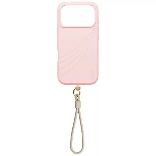 Uniq Coehl Serina Apple iPhone 17 Pro / 18 Pro MagSafe tok csukló pánttal, rózsaszín