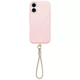   Uniq Coehl Serina Apple iPhone 17 MagSafe tok csukló pánttal, rózsaszín
