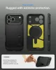 Spigen Tough Armor MagFit Apple iPhone 17 Pro Max / 18 Pro Max tok, MagSafe, Gunmetal, szürke