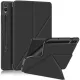Origami Smart Case Apple iPad Air 11 (2024 / 2025) / iPad Air 4 / 5 (2020 / 2022) mappa tok, érintőceruza tartóval, fekete