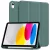 Tech-Protect Sc Pen Apple iPad 11 2025 / iPad 10.9 2022 oldalra nyíló, kitámasztható mappa tok ceruza tartóval, zöld