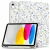 Tech-Protect Sc Pen Apple iPad 11 2025 / iPad 10.9 2022 oldalra nyíló, kitámasztható mappa tok ceruza tartóval, virág minta