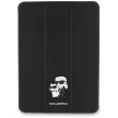 Karl Lagerfeld Saffiano Magnetic Karl &Choupette Apple iPad Air 13 2024 kihajtható tok, Mágneses, fekete