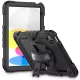 Tech-Protect Solid Apple iPad 11 2025 / 10.9 2022 tablet tok kitámasztóval, fekete
