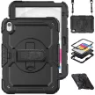 Tech-Protect Solid Apple iPad 11 2025 / 10.9 2022 tablet tok kitámasztóval, fekete