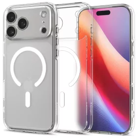   Spigen Ultra Hybrid Magfit Apple iPhone 17 Pro Max / 18 Pro Max tok, MagSafe, Frost White, fehér 