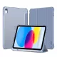 Tech-Protect Sc Pen Hybrid Apple iPad 11 2025 / 10.9 2022 oldalra nyíló, kitámasztható mappa tok ceruza tartóval, kristály kék