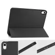 Tech-Protect Sc Pen Apple iPad 11 2025 / 10.9 2022 oldalra nyíló, kitámasztható mappa tok ceruza tartóval, fekete